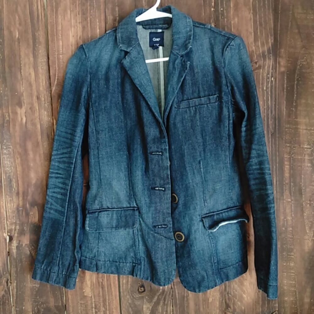 Denim blazer